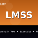 LMSS meaning in text - complete guide with examples - TextWordify